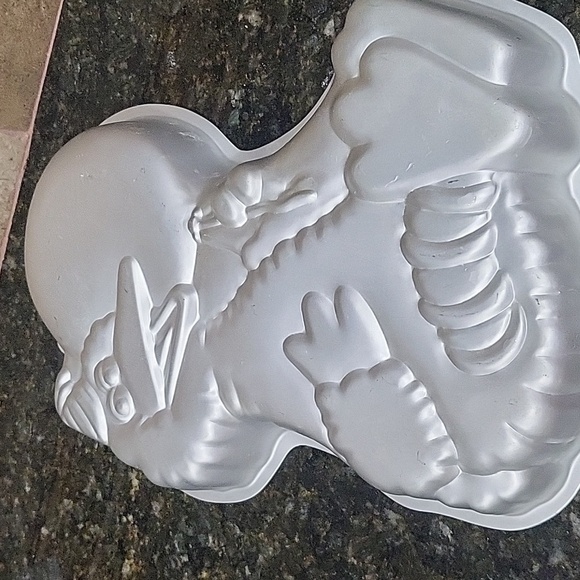 Vintage 1983 Wilton Sesame Street Elmo & Big Bird And Balloon Cake Pans Mold - Picture 4 of 6